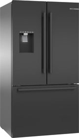 500 Series French Door Bottom Mount Refrigerator 36" Stainless steel (with anti-fingerprint), Black Stainless Steel - (B36FD50SNB)