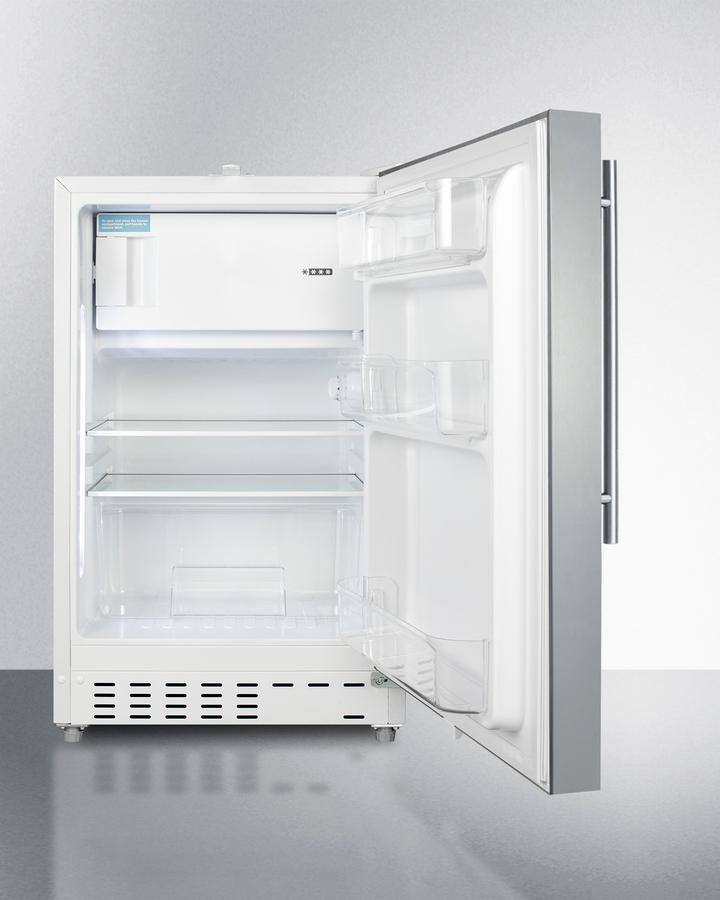 21" Wide Built-in Refrigerator-freezer, ADA Compliant - (ALRF48CSSHV)