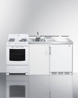 72" Wide All-in-one Kitchenette With Electric Coil Range - (ACK72COILW)