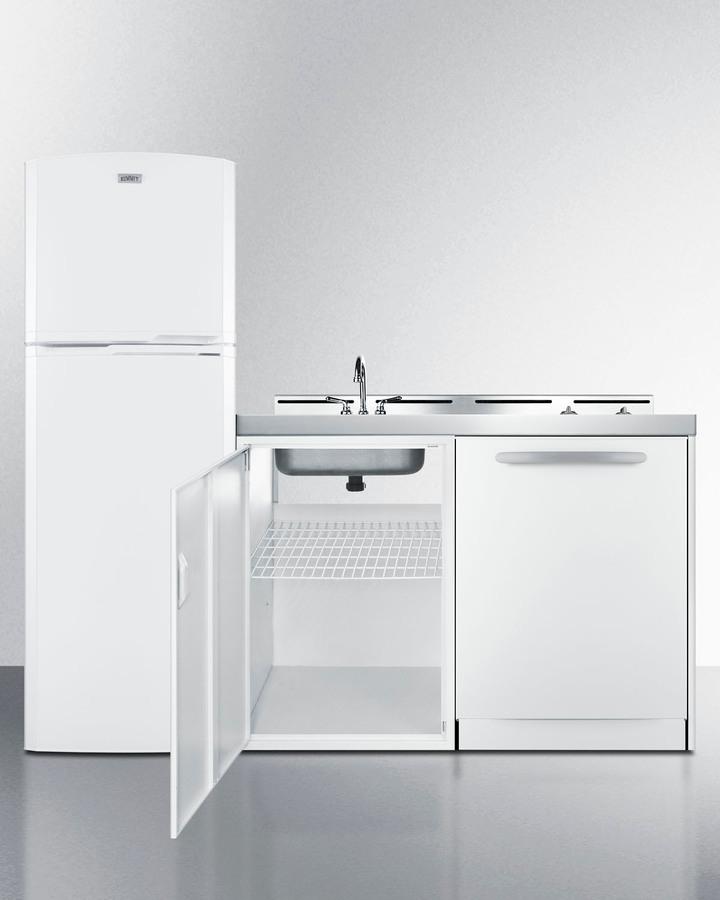 71" Wide All-in-one Kitchenette With Dishwasher - (ACKDW721G)