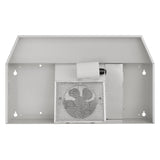 Broan(R) 42-Inch Convertible Under-Cabinet Range Hood, 230 Max Blower CFM, White-on-White - (F404211)