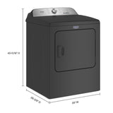 Pet Pro Top Load Electric Dryer - 7.0 cu. ft. - (MED6500MBK)