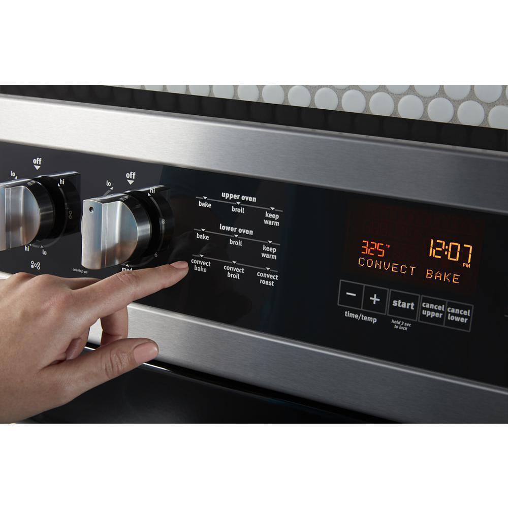 30-Inch Wide Double Oven Electric Range With True Convection - 6.7 Cu. Ft. - (MET8800FZ)