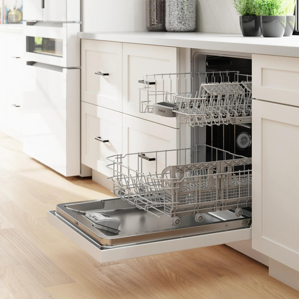 100 Plus Dishwasher 24" White - (SHE4AEM2N)