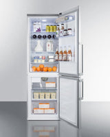 24" Wide Bottom Freezer Refrigerator With Icemaker - (FFBF247SSIM)