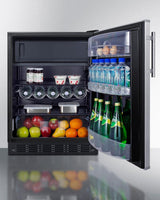 24" Wide Refrigerator-freezer, ADA Compliant - (CT66BK2SSADA)