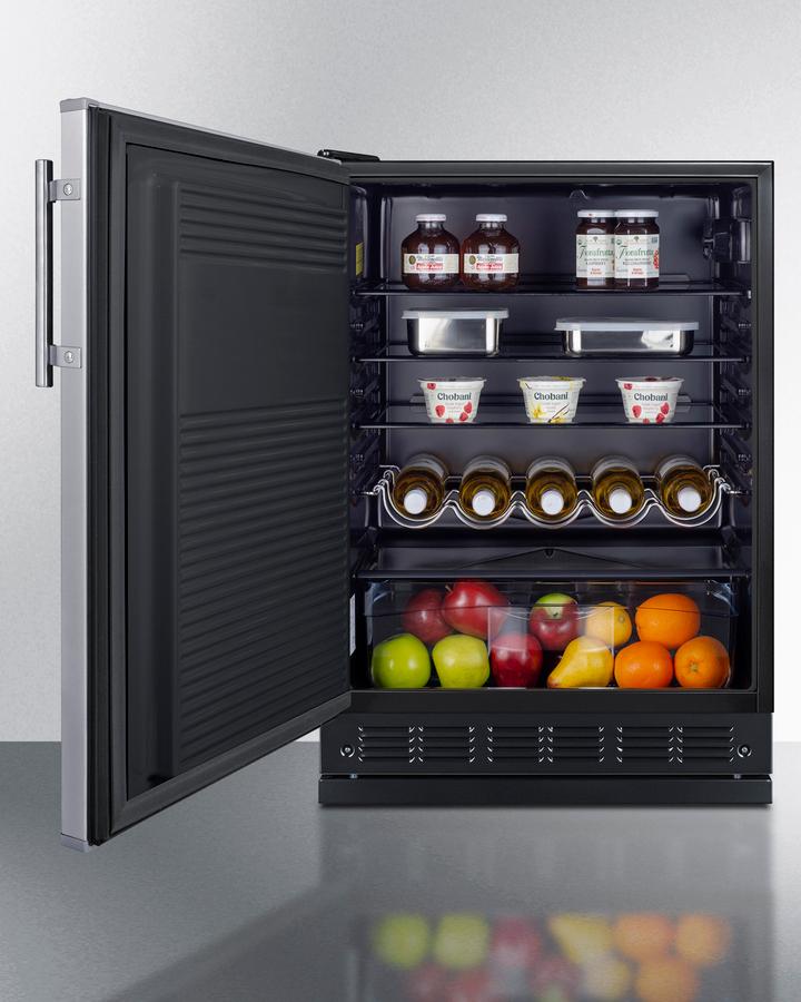 24" Wide All-refrigerator - (FF708BLSSRSLHD)