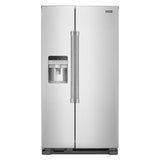 36-Inch Wide Side-by-Side Refrigerator with Exterior Ice and Water Dispenser - 25 Cu. Ft. - (MSS25C4MGZ)