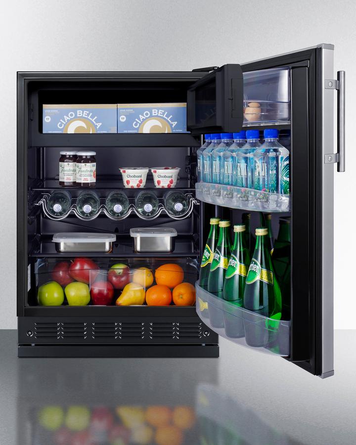 24" Wide Refrigerator-freezer - (CT66BK2SSRS)