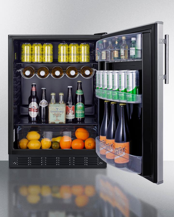 24" Wide All-refrigerator - (FF6BK2SS)