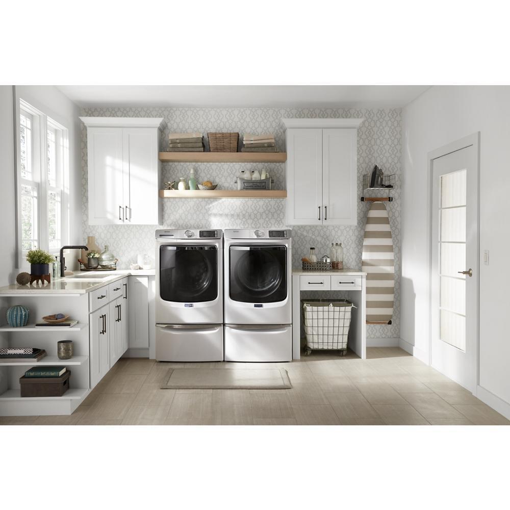 Smart Front Load Electric Dryer with Extra Power and Advanced Moisture Sensing Plus - 7.3 cu. ft. - (MED8630HW)