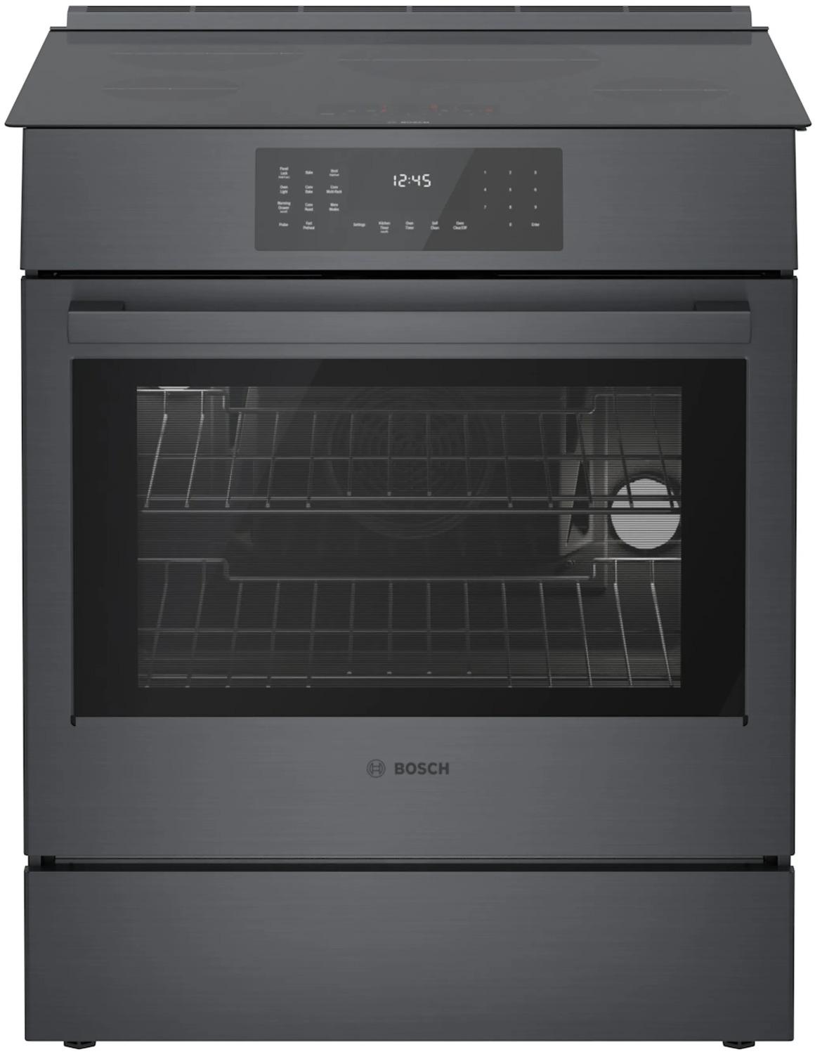 800 Series Induction Slide-in Range 30" Black Stainless Steel - (HII8047U)