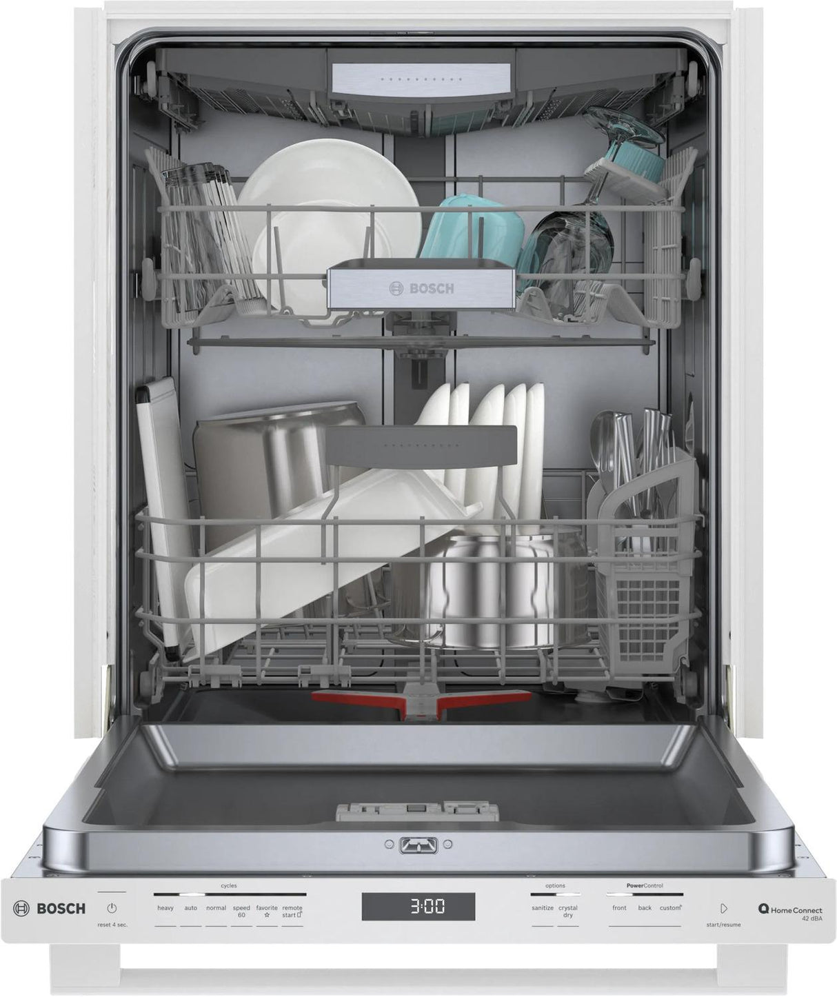 800 Series Dishwasher 24" White - (SHX78CM2N)