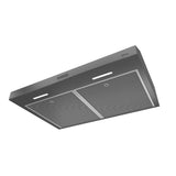 Broan(R) Glacier 30-Inch Convertible Under-Cabinet Range Hood, 375 Max Blower CFM, Black Stainless Steel - (BCDF130BLS)