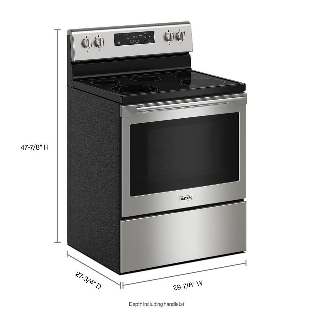 30-inch Wide Electric Range with Steam Clean - 5.3 cu. ft. - (MER4800PZ)