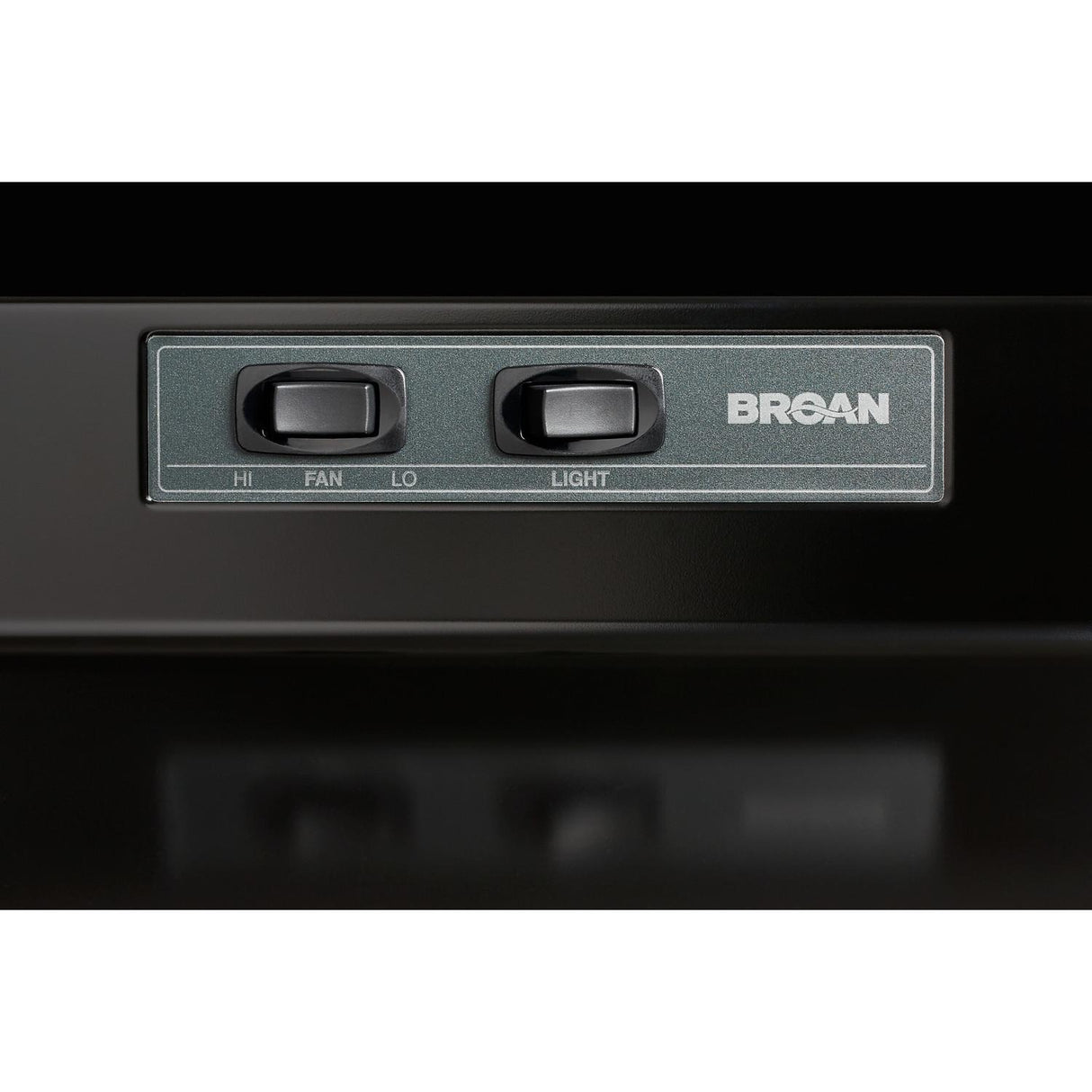 Broan(R) 30-Inch Under-Cabinet Range Hood w/ Easy Install System, 230 Max Blower CFM, Black - (BUEZ230BL)