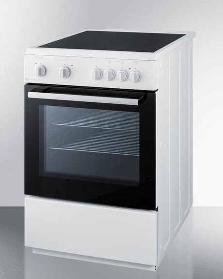 24" Wide Smooth Top Electric Range - (CLRE24WH)