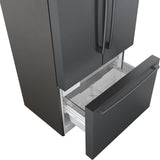 800 Series French Door Bottom Mount Refrigerator 36" Black Stainless Steel - (B36CT80SNB)