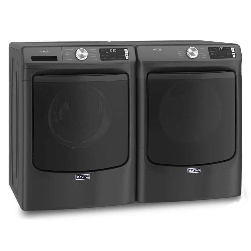 Front Load Electric Dryer with Extra Power and Quick Dry cycle - 7.3 cu. ft. - (MED5630MBK)