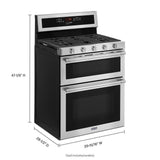 30-Inch Wide Double Oven Gas Range With True Convection - 6.0 Cu. Ft. - (MGT8800FZ)