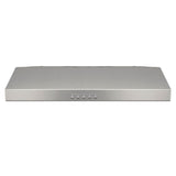 Broan(R) Glacier 30-Inch Convertible Under-Cabinet Range Hood, 375 Max Blower CFM, Stainless Steel - (BCSQ130SS)