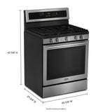 30-Inch Wide Gas Range With True Convection And Power Preheat - 5.8 Cu. Ft. - (MGR8800FZ)