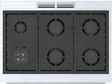 800 Series Dual Fuel Freestanding Range 36" Stainless Steel - (HDS8655U)