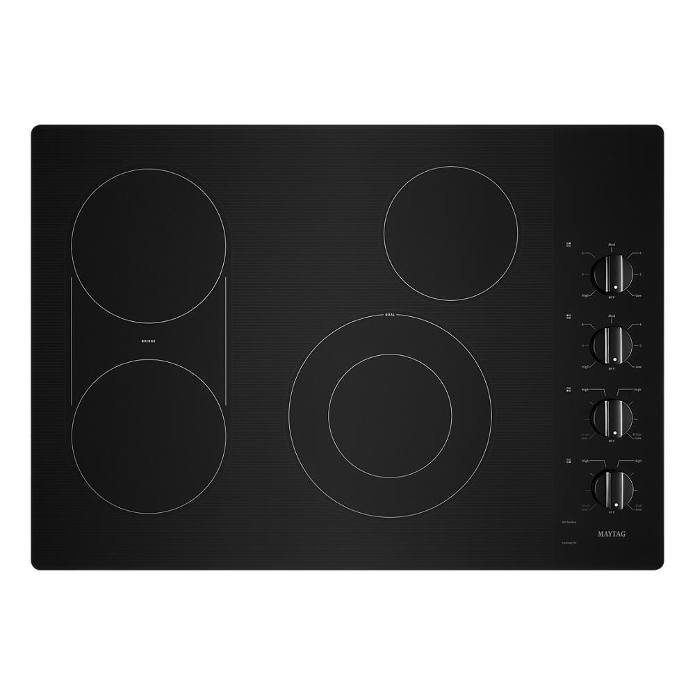 30-Inch Electric Cooktop with Reversible Grill and Griddle - (MEC8830HB)