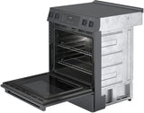 800 Series Electric Slide-in Range 30" Black Stainless Steel - (HEI8046U)