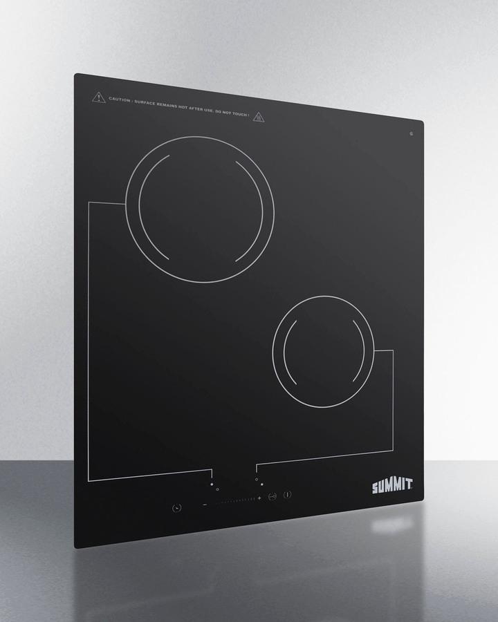 18" Wide 220v 2-burner Radiant Cooktop - (CR2B228T)