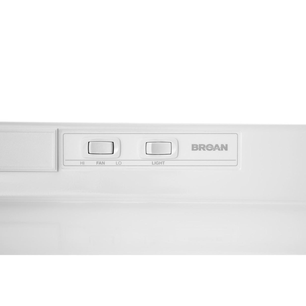 Broan(R) 30-Inch Convertible Under-Cabinet Range Hood w/ Easy Install System, 260 Max Blower CFM, White - (BUEZ330WW)