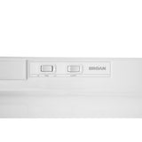 Broan(R) 30-Inch Convertible Under-Cabinet Range Hood w/ Easy Install System, 260 Max Blower CFM, White - (BUEZ330WW)