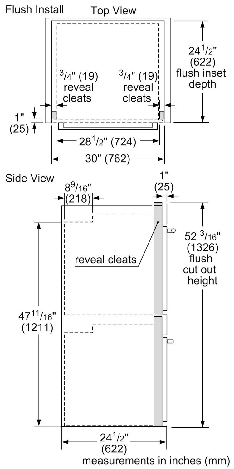 800 Series Double Wall Oven 30" - (HBL8642UC)