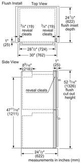 800 Series Double Wall Oven 30" - (HBL8642UC)