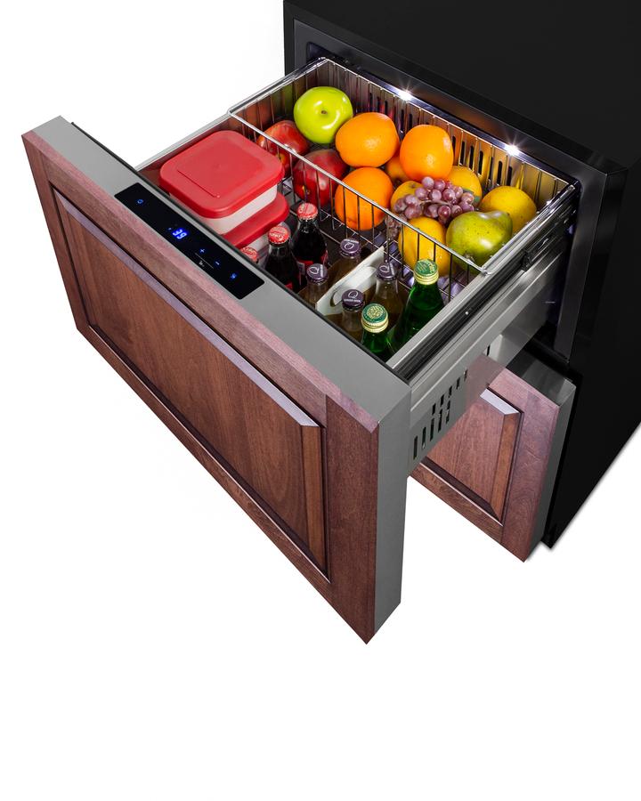 24" Wide 2-drawer All-refrigerator, ADA Compliant (panels Not Included) - (ADRD241PNR)