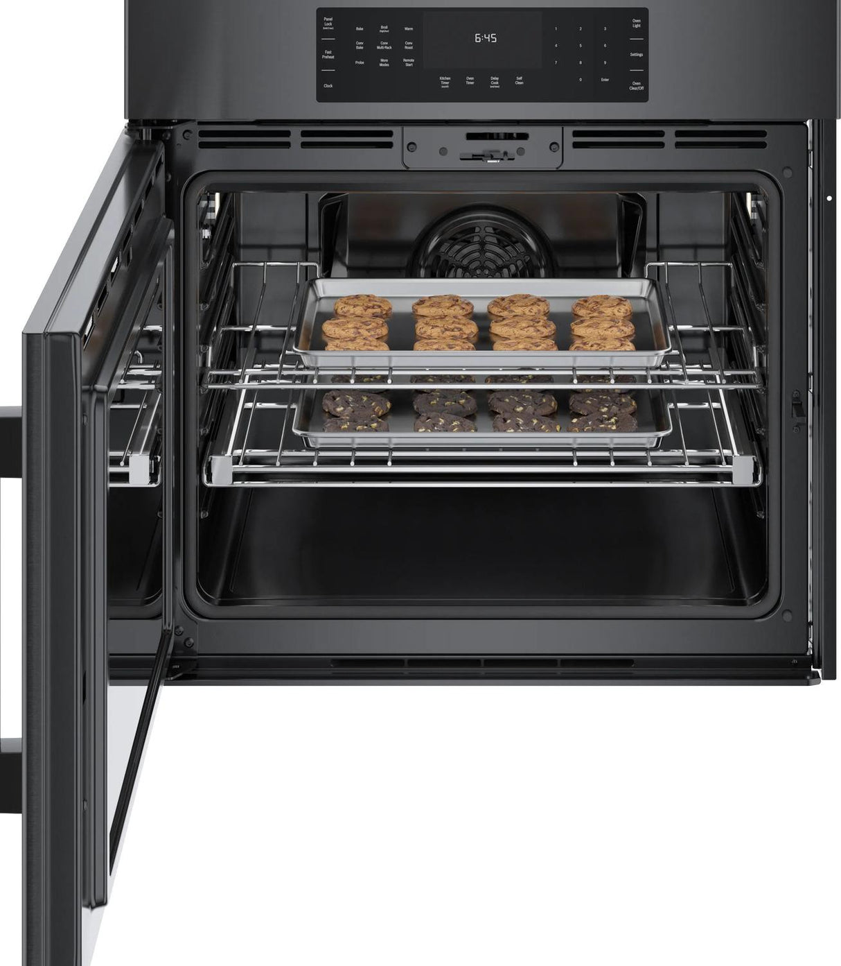 800 Series Single Wall Oven 30" Left SideOpening Door, Black Stainless Steel - (HBL8444LUC)