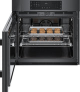 800 Series Single Wall Oven 30" Left SideOpening Door, Black Stainless Steel - (HBL8444LUC)