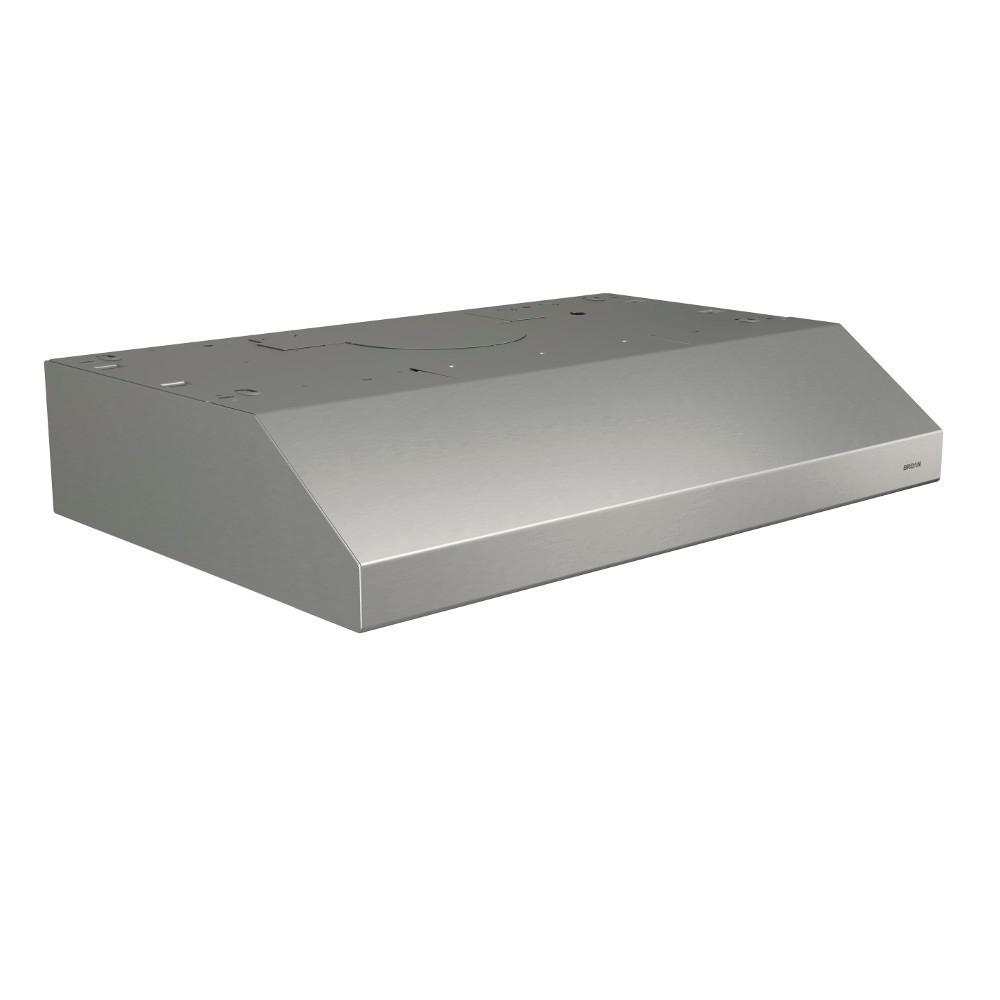 Broan 36-Inch 300 Max Blower CFM 1.5 Sones Stainless Steel Range Hood ENERGY STAR(R) certified - (BCSEK136SS)