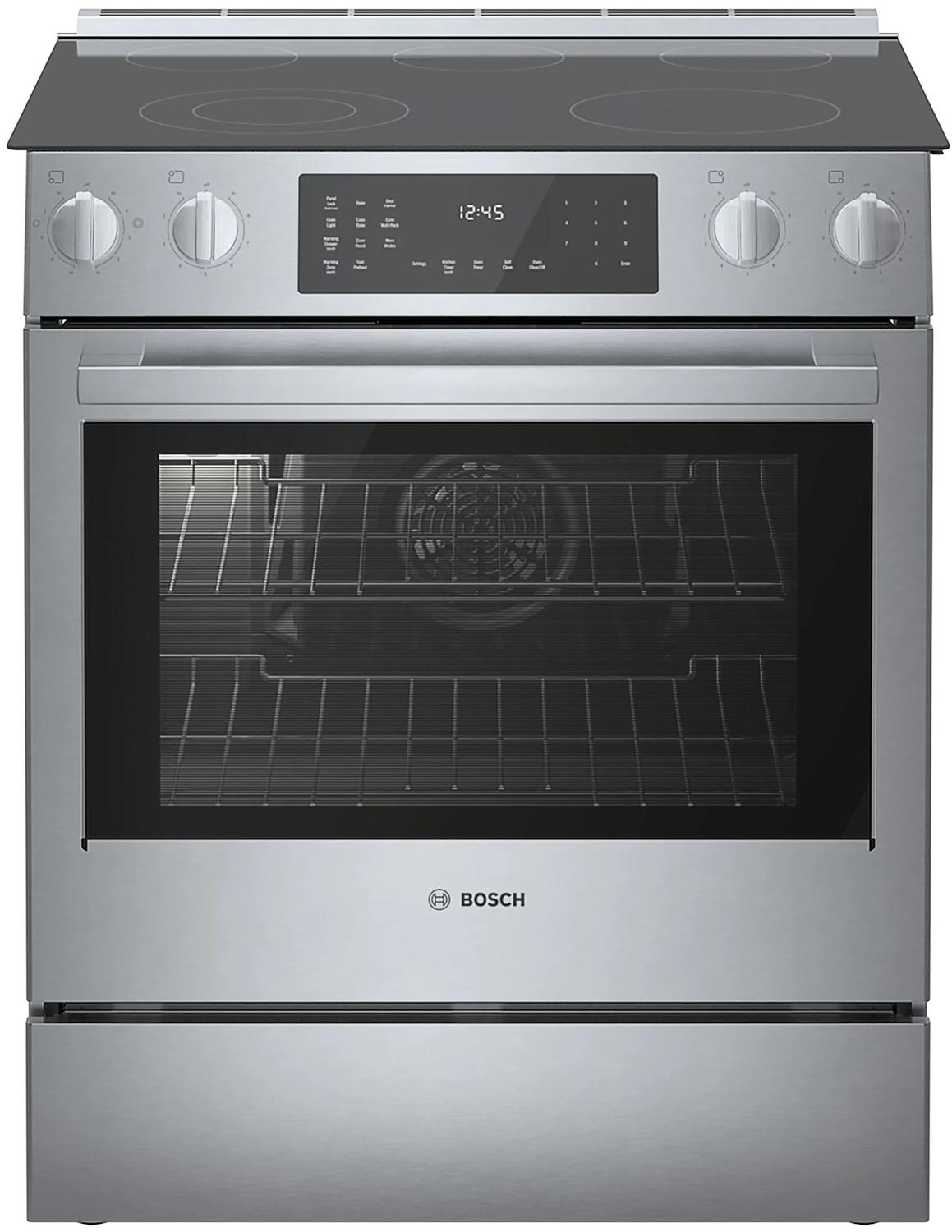 800 Series Electric Slide-in Range 30" Stainless Steel - (HEI8056U)