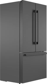 800 Series French Door Bottom Mount Refrigerator 36" Black Stainless Steel - (B36CT80SNB)