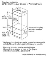 500 Series, 30", Double Wall Oven, SS, Thermal/Thermal, Knob Control - (HBL5551UC)