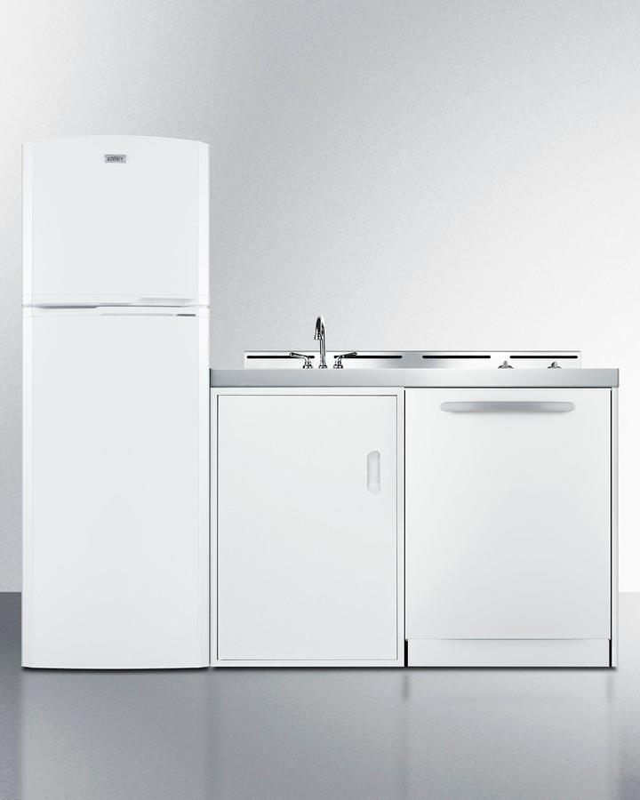 71" Wide All-in-one Kitchenette With Dishwasher - (ACKDW721G)