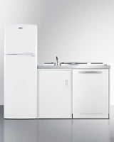 71" Wide All-in-one Kitchenette With Dishwasher - (ACKDW72)