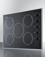 27" Wide 230v 5-burner Radiant Cooktop - (CR5B273B)