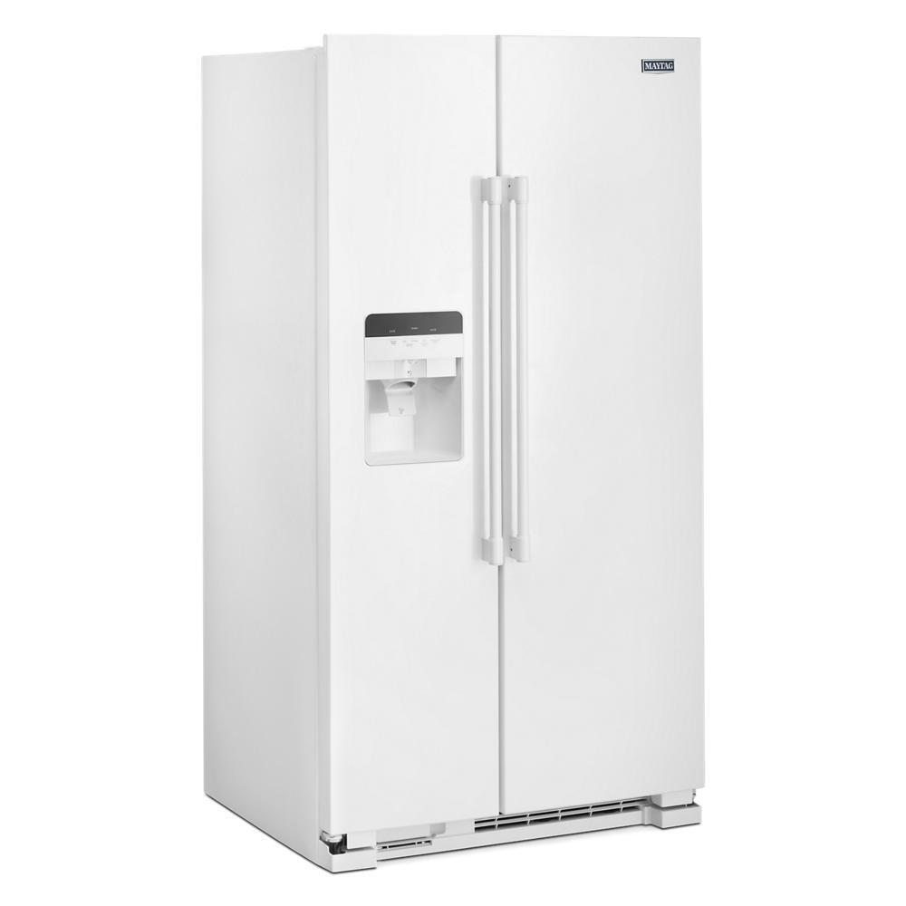 36-Inch Wide Side-by-Side Refrigerator with Exterior Ice and Water Dispenser - 25 Cu. Ft. - (MSS25C4MGW)