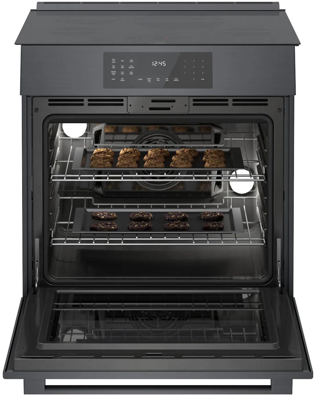 800 Series Induction Slide-in Range 30" Black Stainless Steel - (HII8047U)