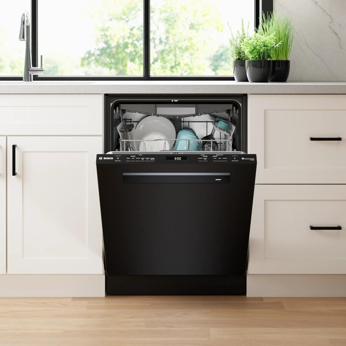 800 Series Dishwasher 24" Black - (SHP78CM6N)