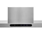 Broan(R) Elite 36-Inch T-Style Island Range Hood, 640 Max Blower CFM, Stainless Steel, w/ Code Ready Technology - (EIT1366SS)