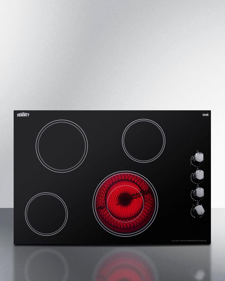 30" Wide 208-240v 4-burner Radiant Cooktop - (CR4B30MB)