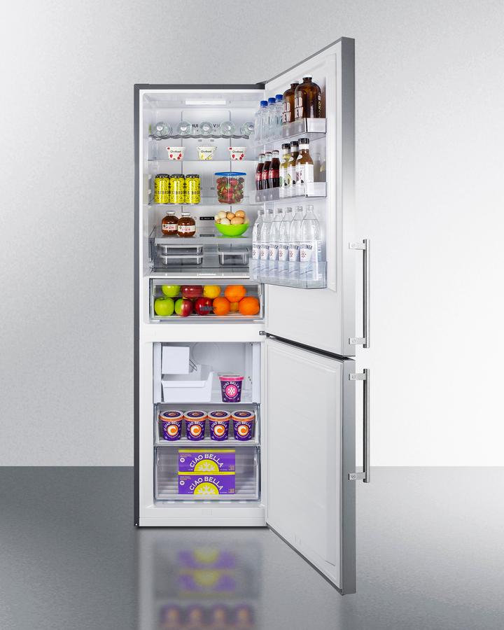 24" Wide Bottom Freezer Refrigerator With Icemaker - (FFBF249SS2IM)